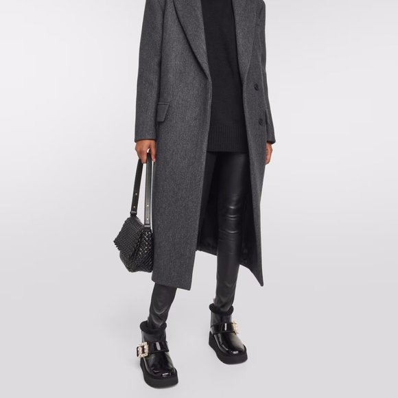 Roger Vivier Viv' Winter Fur Strass Buckle Black Patent Leather Ankle Boots EU41 - Picture 7 of 13